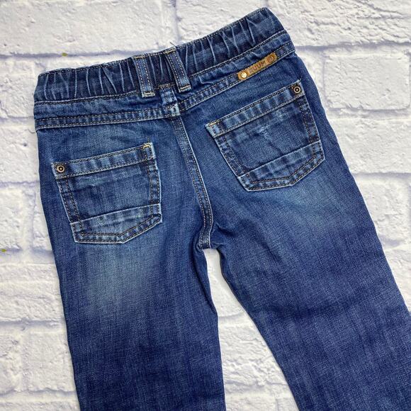 RUUM Elastic Waist, Distressed Pull On Jeans - Picture 7 of 7